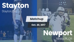 Matchup: Stayton vs. Newport  2017