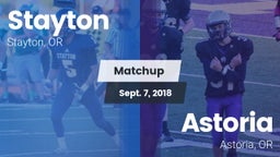 Matchup: Stayton vs. Astoria  2018