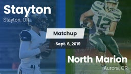 Matchup: Stayton vs. North Marion  2019