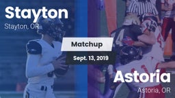 Matchup: Stayton vs. Astoria  2019