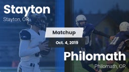 Matchup: Stayton vs. Philomath  2019