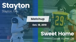 Matchup: Stayton vs. Sweet Home  2019