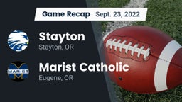 Recap: Stayton  vs. Marist Catholic  2022