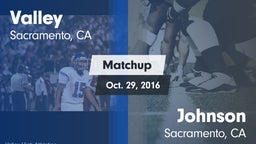 Matchup: Valley  vs. Johnson  2016