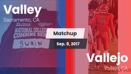 Matchup: Valley  vs. Vallejo  2017