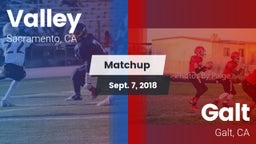 Matchup: Valley  vs. Galt  2018
