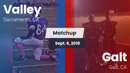 Matchup: Valley  vs. Galt  2018