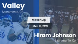 Matchup: Valley  vs. Hiram Johnson  2019