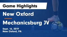 New Oxford  vs Mechanicsburg JV Game Highlights - Sept. 16, 2019