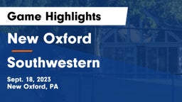 New Oxford  vs Southwestern Game Highlights - Sept. 18, 2023