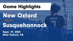 New Oxford  vs Susquehannock  Game Highlights - Sept. 19, 2023