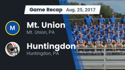 Recap: Mt. Union  vs. Huntingdon  2017