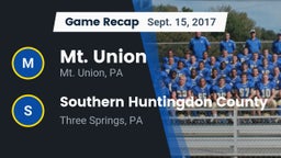 Recap: Mt. Union  vs. Southern Huntingdon County  2017