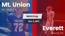 Matchup: Mt. Union vs. Everett  2017