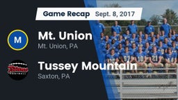 Recap: Mt. Union  vs. Tussey Mountain  2017