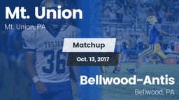 Matchup: Mt. Union vs. Bellwood-Antis  2017