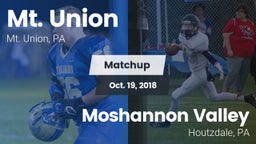 Matchup: Mt. Union vs. Moshannon Valley  2018