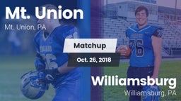 Matchup: Mt. Union vs. Williamsburg  2018