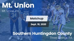 Matchup: Mt. Union vs. Southern Huntingdon County  2020