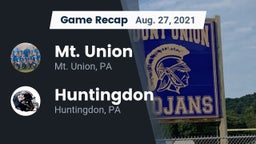 Recap: Mt. Union  vs. Huntingdon  2021