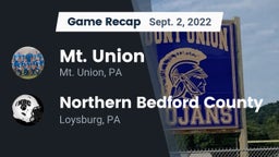 Recap: Mt. Union  vs. Northern Bedford County  2022