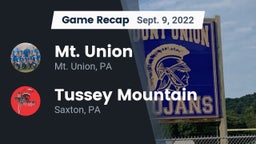 Recap: Mt. Union  vs. Tussey Mountain  2022