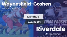 Matchup: Waynesfield-Goshen vs. Riverdale  2017