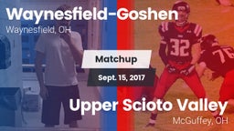 Matchup: Waynesfield-Goshen vs. Upper Scioto Valley  2017