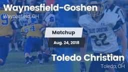 Matchup: Waynesfield-Goshen vs. Toledo Christian  2018
