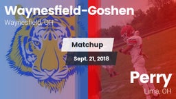 Matchup: Waynesfield-Goshen vs. Perry  2018