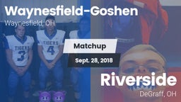 Matchup: Waynesfield-Goshen vs. Riverside  2018