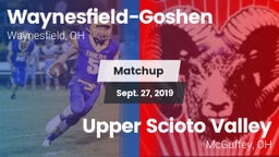 Matchup: Waynesfield-Goshen vs. Upper Scioto Valley  2019