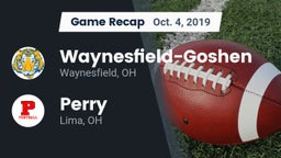 Recap: Waynesfield-Goshen  vs. Perry  2019