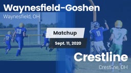 Matchup: Waynesfield-Goshen vs. Crestline  2020