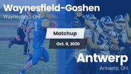 Matchup: Waynesfield-Goshen vs. Antwerp  2020