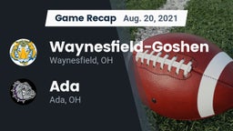 Recap: Waynesfield-Goshen  vs. Ada  2021