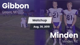 Matchup: Gibbon vs. Minden  2019