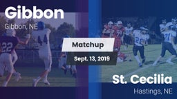 Matchup: Gibbon vs. St. Cecilia  2019
