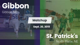 Matchup: Gibbon vs. St. Patrick's  2019