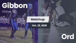 Matchup: Gibbon vs. Ord 2020