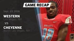 Recap: Western  vs. Cheyenne  2016