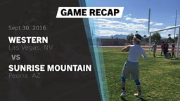 Recap: Western  vs. Sunrise Mountain  2016