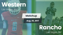 Matchup: Western vs. Rancho  2017