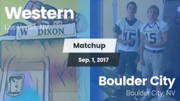 Matchup: Western vs. Boulder City  2017