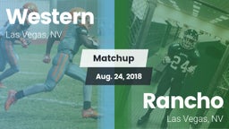 Matchup: Western vs. Rancho  2018