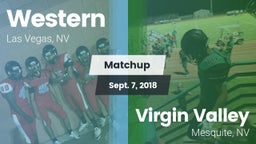 Matchup: Western vs. ****** Valley  2018