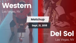 Matchup: Western vs. Del Sol  2018