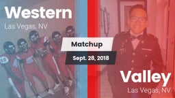 Matchup: Western vs. Valley  2018