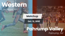 Matchup: Western vs. Pahrump Valley  2018
