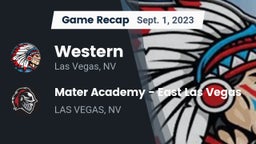 Recap: Western  vs. Mater Academy - East Las Vegas  2023